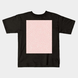 Pink Dalmatian Print Kids T-Shirt